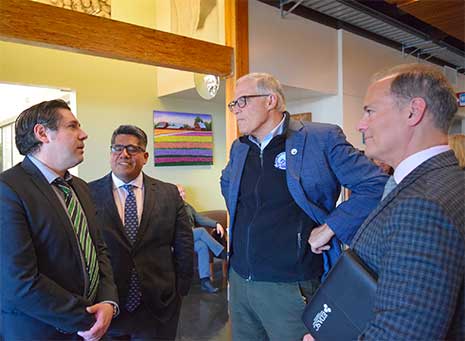 Gov. Inslee visits Skagit Small Business Conference Photo