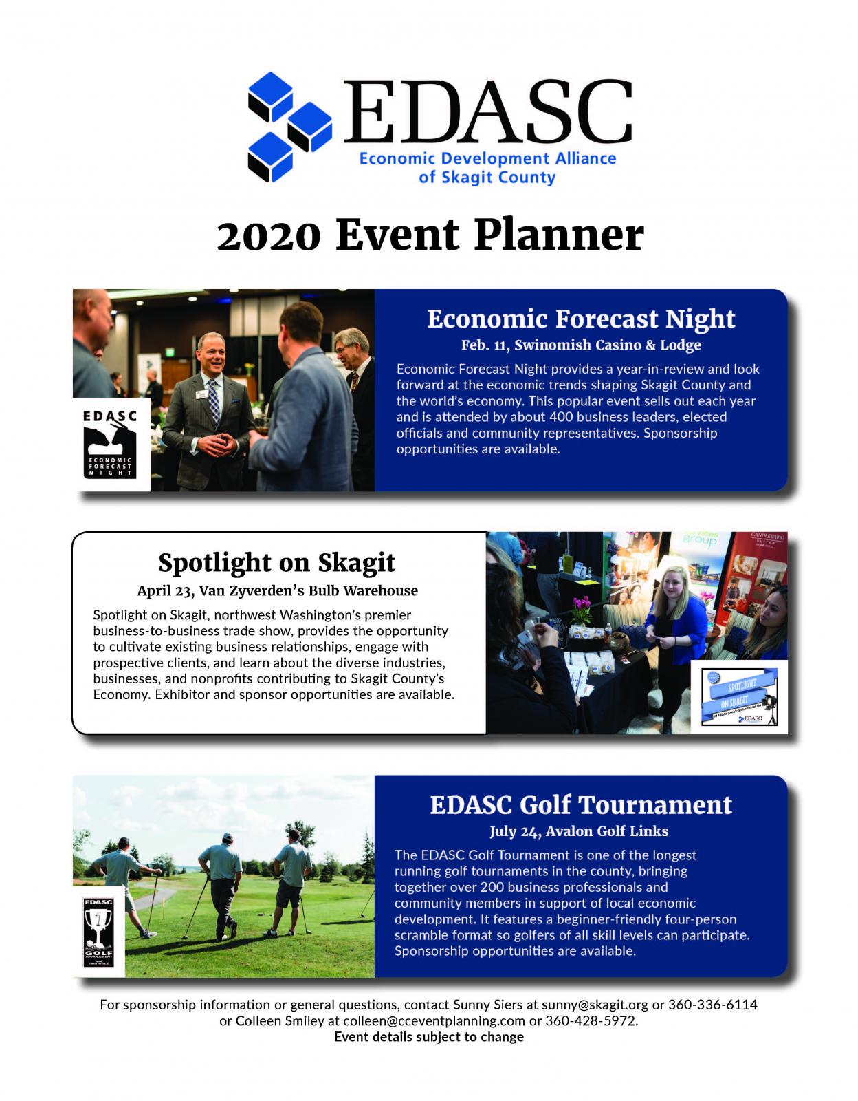 EDASC 2020 Event Planner