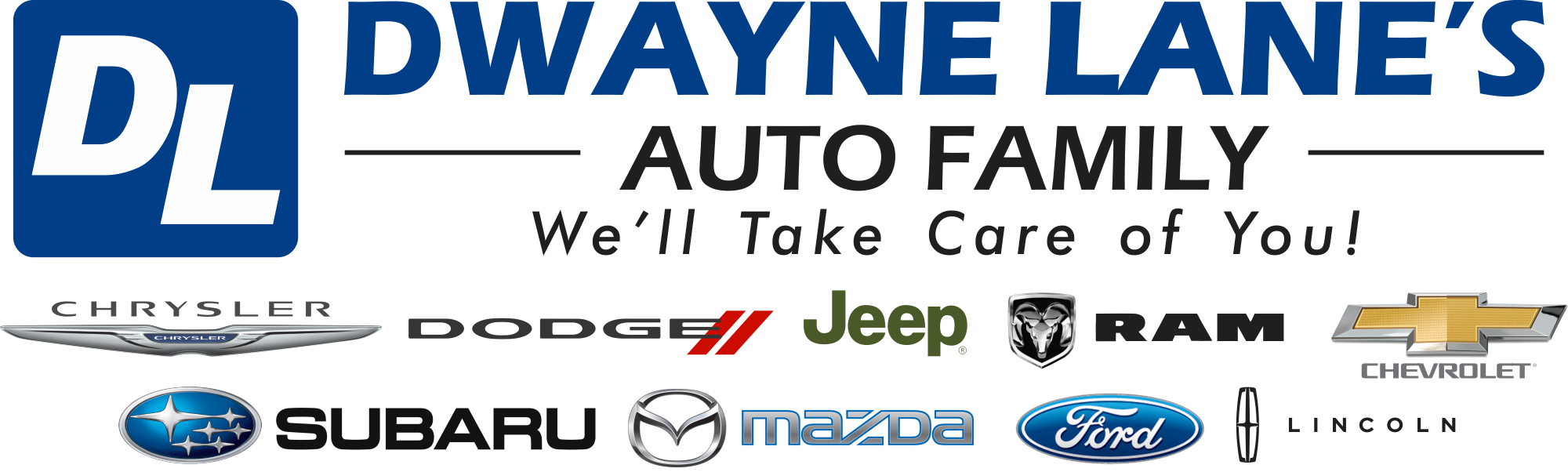 Dwayne Lane's Auto Family's Logo