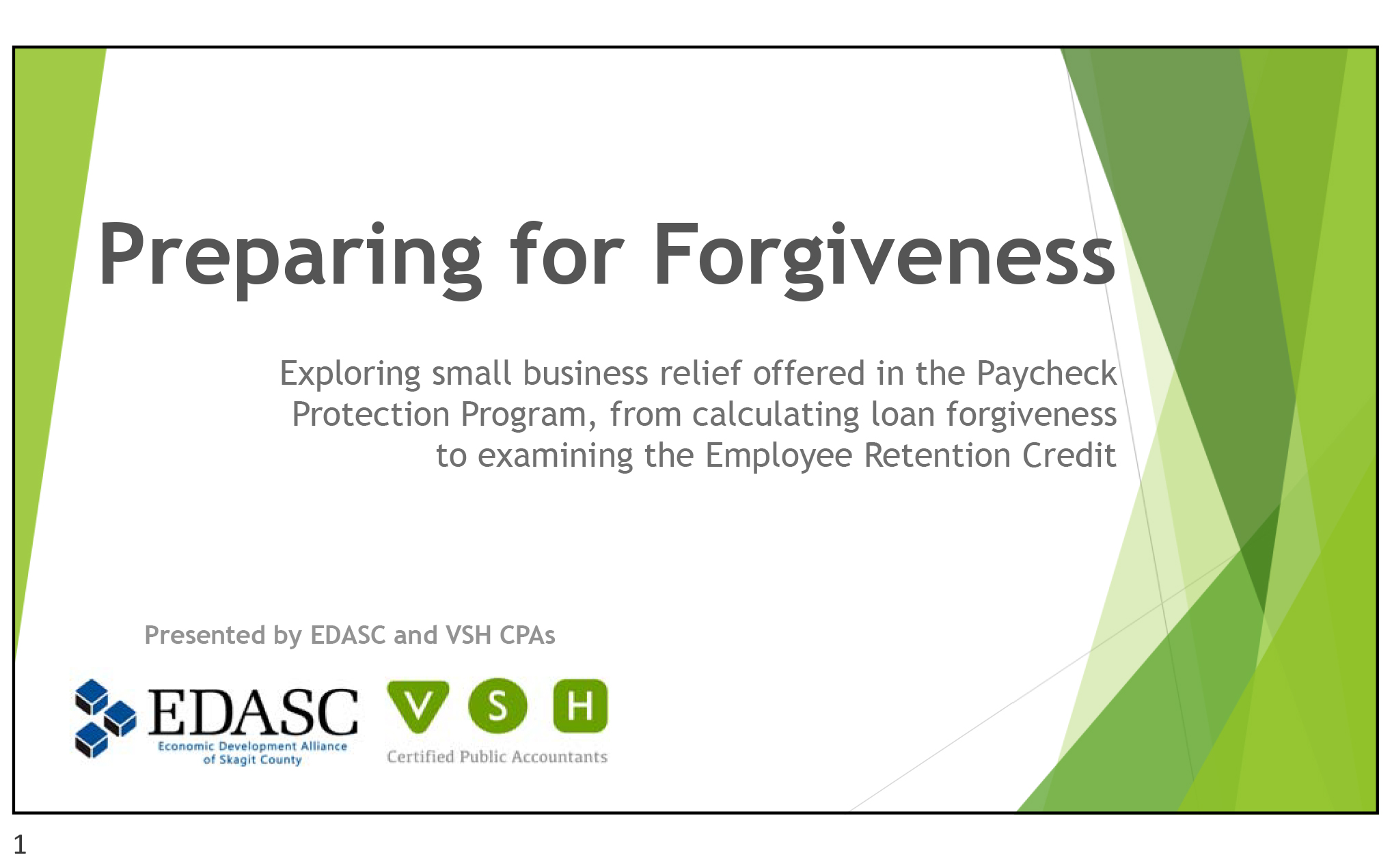 Preparing for PPP Forgiveness